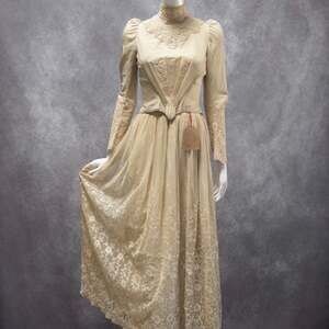 Edwardian 1900s antique bodice and skirt set, rare